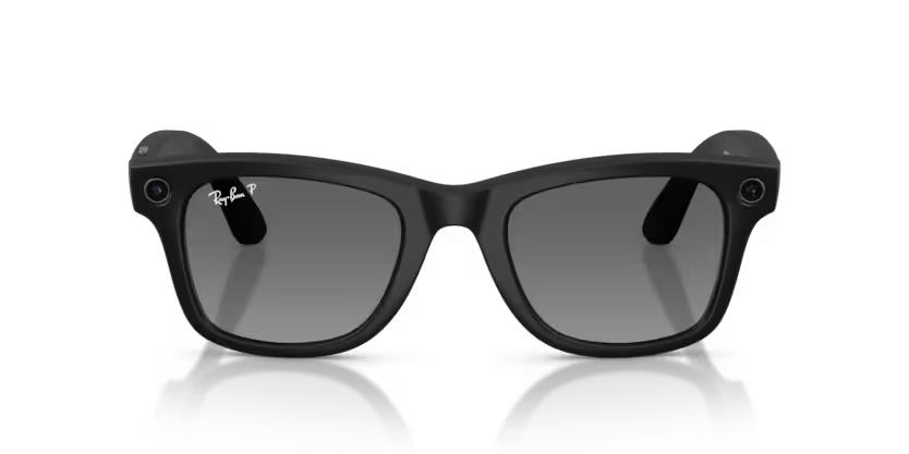 RAY-BAN Meta Wayfarer (Gen 2), 0RW4012, 601ST3, POLAR GRADIENT GRAPHITE MATTE BLACK, 53